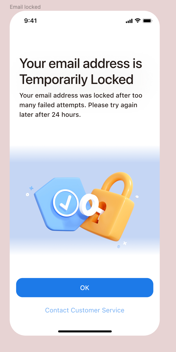 My Email Address Is Locked ISharing