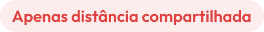 Apenas distância compartilhada