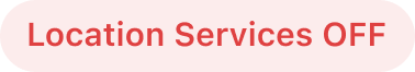 Location Services OFF status label