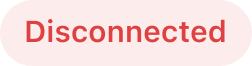 Disconnected status label